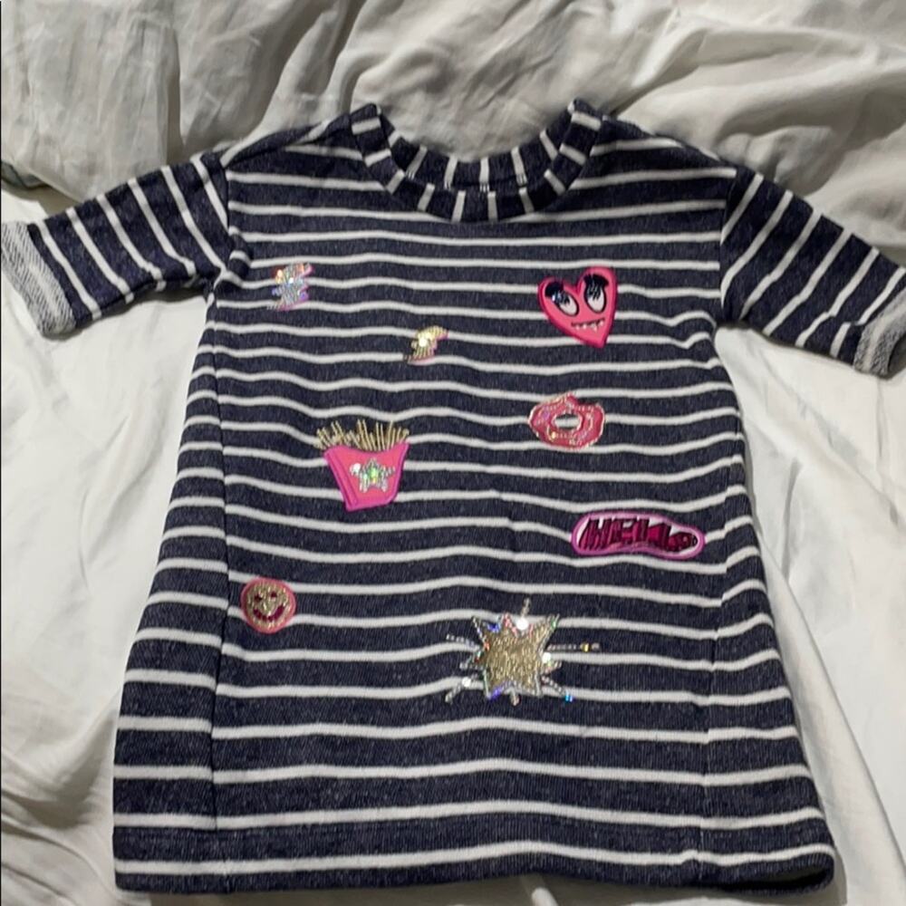 Gymboree 4 French terry junk food dress worn once